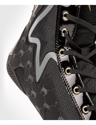 Top Choice Venum Elite Evo Monogram Boxing Shoes ﾨC Black