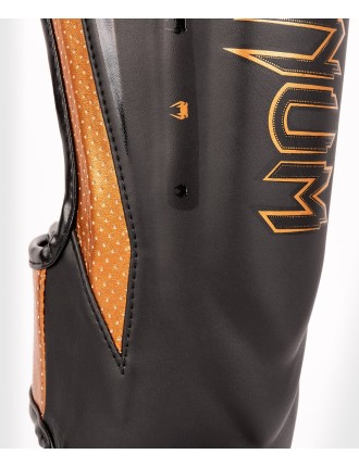 Top Choice Venum Elite Evo Shinguards - Black/Bronze Just In