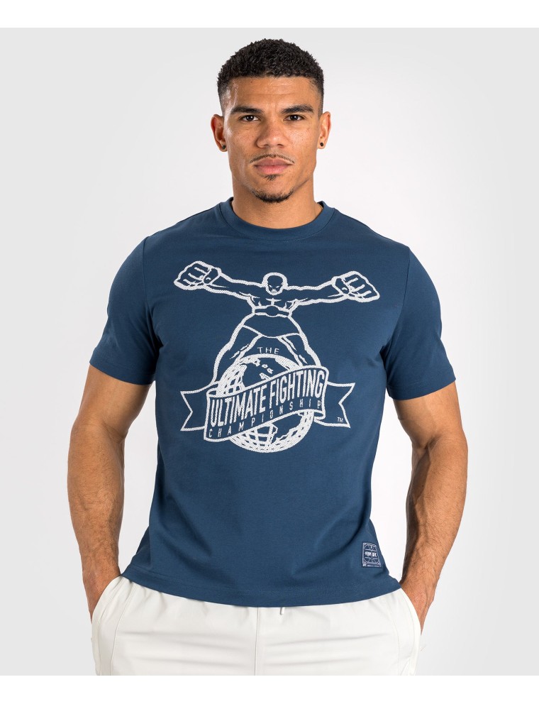 Top Choice UFC by Venum Ulti-Man T-Shirt - Navy Blue/ White New Collection