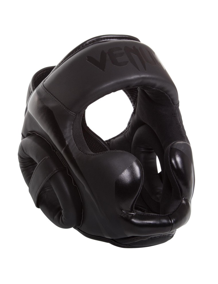 Top Choice Venum Elite Headgear - Black New Release