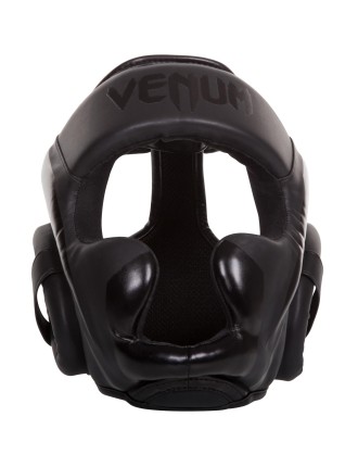 Top Choice Venum Elite Headgear - Black New Release