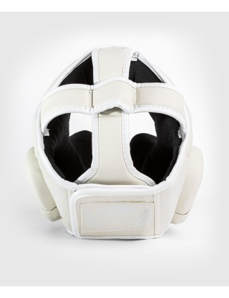 Top Choice Venum Elite Headgear - White/White