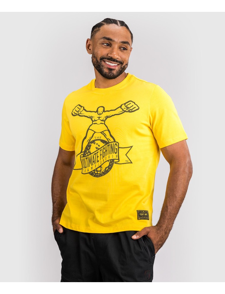 Top Choice UFC by Venum Ulti-Man T-Shirt - Yellow New Stock