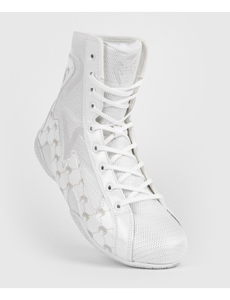 Top Choice Venum Elite Evo Monogram Boxing Shoes - White/Off-White Ready for Shipment