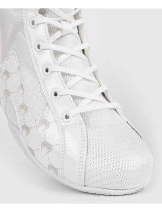 Top Choice Venum Elite Evo Monogram Boxing Shoes - White/Off-White Ready for Shipment