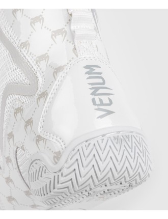 Top Choice Venum Elite Evo Monogram Boxing Shoes - White/Off-White Ready for Shipment