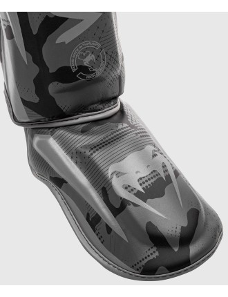 Top Choice Venum Elite Shin Guards - Black/Dark camo On Hand Now