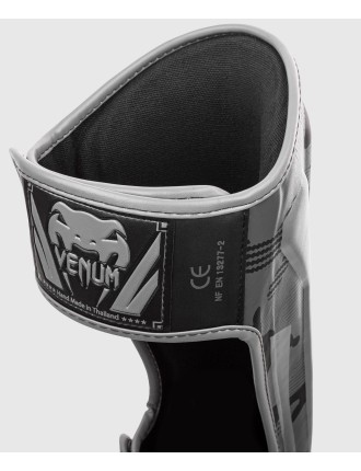 Top Choice Venum Elite Shin Guards - Black/Dark camo On Hand Now