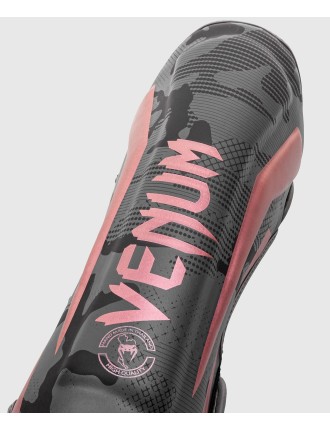 Top Choice Venum Elite Shin Guards - Black/Pink Gold Fresh Release