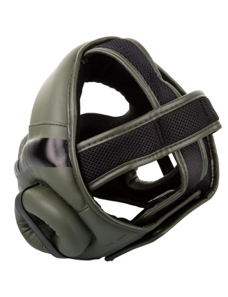 Top Choice Venum Elite Headgear - Kaki/Black New Stock