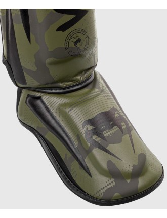 Top Choice Venum Elite Shin Guards - Khaki camo Immediate Availability