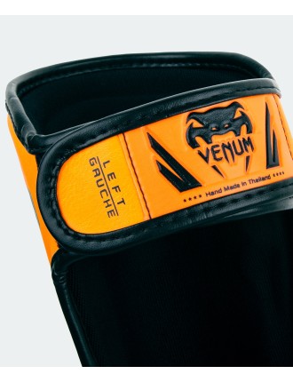 Top Choice Venum Elite Shin Guards Kids - Exclusive - Neo Orange