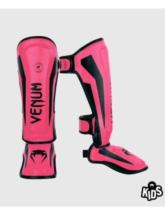 Top Choice Venum Elite Shin Guards Kids - Exclusive - Neo Pink Hot New Item