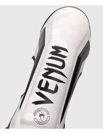 Top Choice Venum Elite Shin Guards - White/Camo New Release