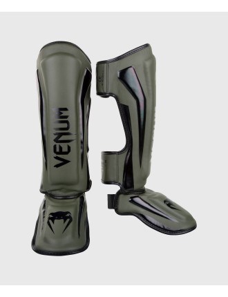 Top Choice Venum Elite Standup Shin guards - Khaki/Black Fresh Release