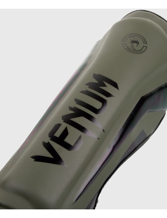 Top Choice Venum Elite Standup Shin guards - Khaki/Black Fresh Release