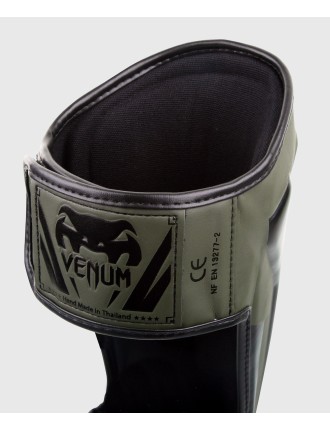 Top Choice Venum Elite Standup Shin guards - Khaki/Black Fresh Release