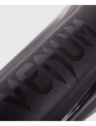 Top Choice Venum Elite Standup Shin Guards - Matte/Black Limited Stock