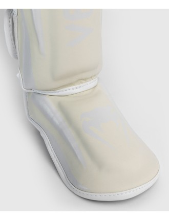 Top Choice Venum Elite Standup Shinguards - White/White New Collection