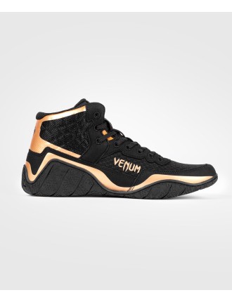 Top Choice Venum Elite Wrestling Shoes - Black/Bronze Available for Immediate Shipping