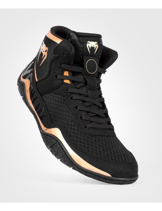 Top Choice Venum Elite Wrestling Shoes - Black/Bronze Available for Immediate Shipping