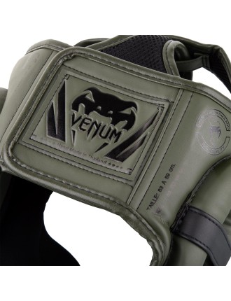 Top Choice Venum Elite Headgear - Kaki/Black New Stock