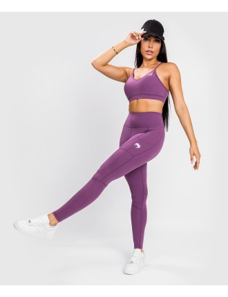 Top Choice Venum Essential Performance Leggings - Dusky Orchid/Brushed Silver New Stock