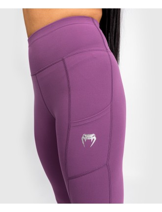 Top Choice Venum Essential Performance Leggings - Dusky Orchid/Brushed Silver New Stock