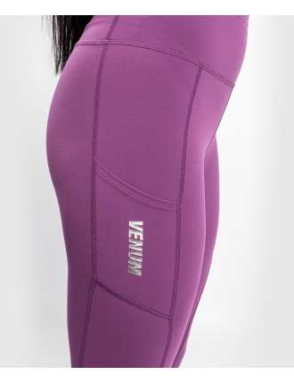 Top Choice Venum Essential Performance Leggings - Dusky Orchid/Brushed Silver New Stock