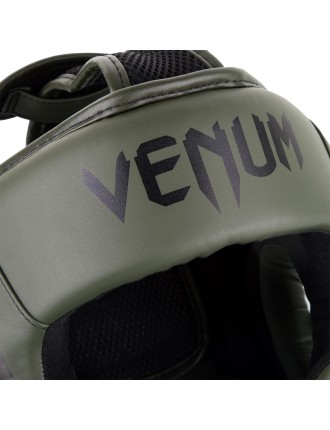 Top Choice Venum Elite Headgear - Kaki/Black New Stock