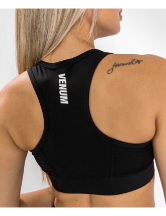 Top Choice Venum Essential Medium Impact Sport Bras - Black Latest Edition