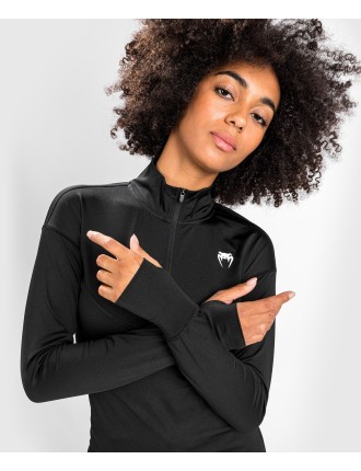 Top Choice Venum Essential Women's Base Layer Top - Black Limited Stock