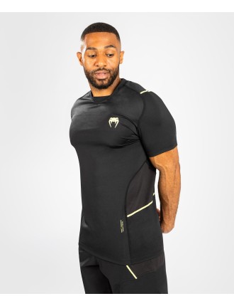 Top Choice Venum Fusion 2.0  Men Dry Tech T-Shirt - Black/Yellow On Hand Now