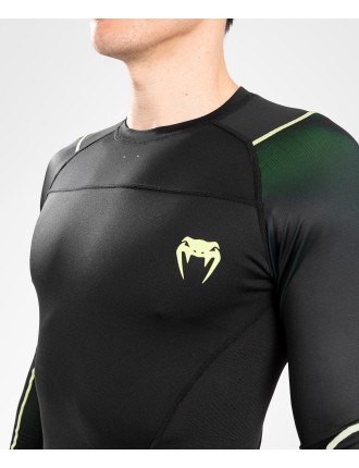 Top Choice Venum Fusion 2.0 Rashguard long sleeves - Black/Yellow Immediate Availability