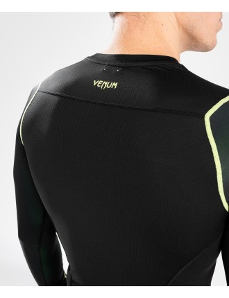 Top Choice Venum Fusion 2.0 Rashguard long sleeves - Black/Yellow Immediate Availability