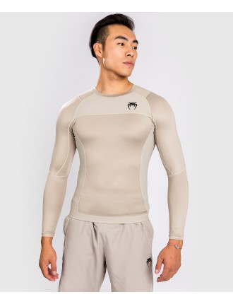 Top Choice Venum G-Fit Air Rashguard Longsleeve - Sand Available for Immediate Shipping