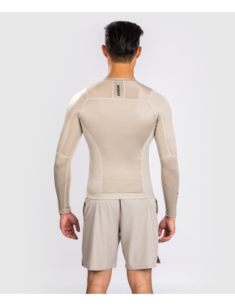 Top Choice Venum G-Fit Air Rashguard Longsleeve - Sand Available for Immediate Shipping