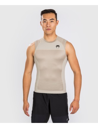 Top Choice Venum G-Fit Air Rashguard Sleeveless - Sand Latest Edition