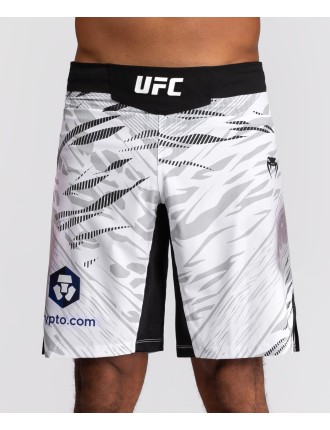 Top Choice UFC Fusion by Venum Personalized Authentic Fight Night Men's Fight Short - Long Fit - White Fresh Release