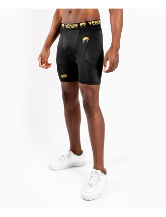 Top Choice Venum G-Fit Compression Shorts - Black/Gold New Collection