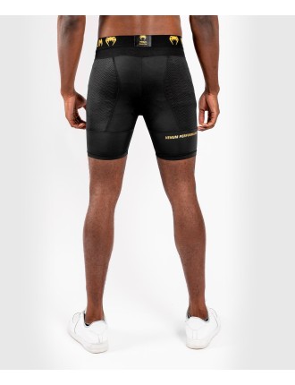 Top Choice Venum G-Fit Compression Shorts - Black/Gold New Collection