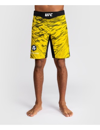 Top Choice UFC Fusion by Venum Personalized Authentic Fight Night Men's Fight Short - Long Fit - Yellow Limited Stock