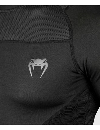 Top Choice Venum G-Fit Rashguard - Long Sleeves - Black Ready for Shipment