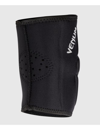 Top Choice Venum Gel Kontact Knee Pads - Black/Silver Ready for Shipment