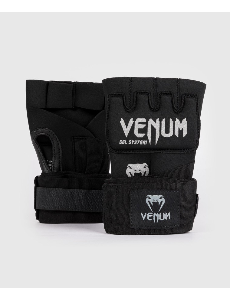 Top Choice Venum Gel Kontact Quick Wraps - Black/Silver