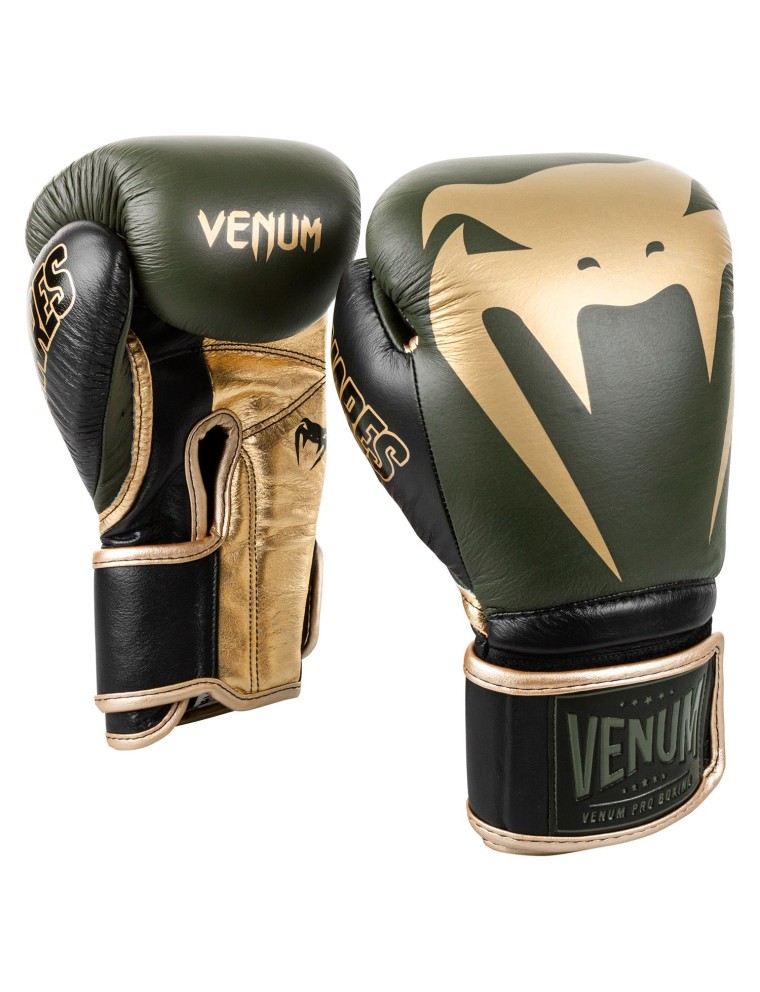 Top Choice Venum Giant 2.0 Pro Boxing Gloves Linares Edition - Velcro - Khaki/Black/Gold On Hand Now