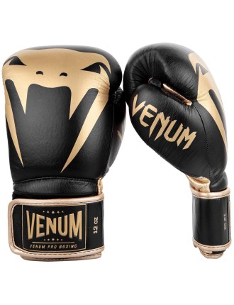 Top Choice Venum Giant 2.0 Pro Boxing Gloves Velcro - Black/Gold Immediate Availability