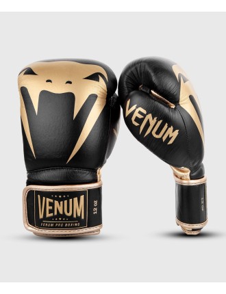 Top Choice Venum Giant 2.0 Pro Boxing Gloves Velcro - Black/Gold Immediate Availability