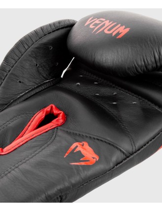 Top Choice Venum Giant 2.0 Pro Boxing Gloves Velcro - Black/Red Just Launched