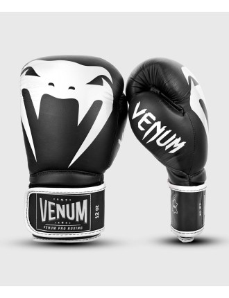 Top Choice Venum Giant 2.0 Pro Boxing Gloves Velcro - Black/White